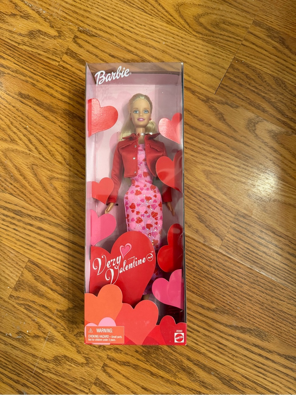 2000 Very Valentine Barbie Doll by Mattel (Model #28360)